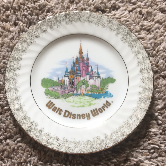 Disney Kitchen Vintage Disney Plate Poshmark